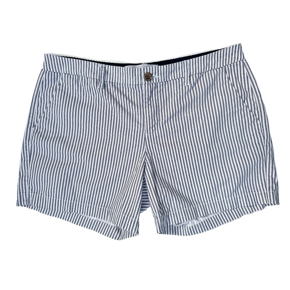 Old Navy | Blue and White Striped Everyday Shorts Size 10